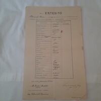 Értesítő az Angolkisasszonyok Egri Intézete rk. érseki tanítóképzői növendékről 1910.