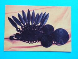 Képeslap (71) - Bronz hajcsat - Maros megyei Múzeum gyűjteménye