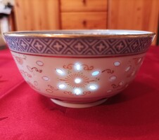 Kínai porcelán teás, szószos készlet / kézzel festett /