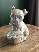 Spanyol VALENCIA porcelán kutya figura