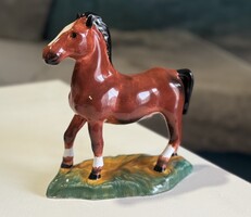 Herendi kerámia ló figura