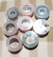 Retró 8 darab vadi új betű szám nyomó géphez való  1 cm széles  szalag