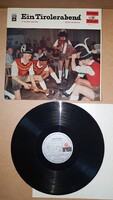 Various - Ein Tirolerabend - 12 C 052-33 024 (50..) - Vinyl LP hanglemez bakelit lemez