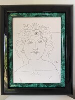 Szász Endre egyedi tus rajz grafika