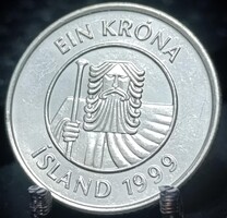 Izland 1 korona, 1999 B01F4