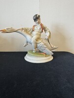 Herendi Ludas Matyi nagy méretű figura