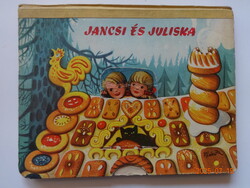 Grimm: JANCSI ÉS JULISKA - térbeli ( 3D)  mesekönyv V. Kubasta rajzaival (1974)