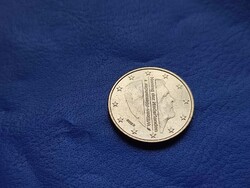 HOLLANDIA 50 EURO CENT 2022 WILLEM-ALEXANDER (VILMOS SÁNDOR) ! UNC! NAGYON RITKA!