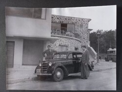 Régi nagyméretű fotó Opel Olympia 1930-as évek vége