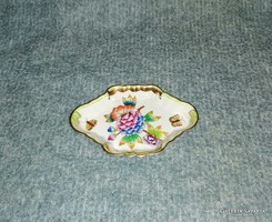 Herendi porcelán Viktória mintás hamutál - 8,5*12,5 cm ( (H-1)