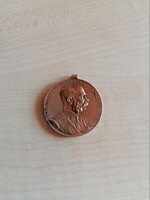 Ferenc József - Jubileumi Udvari Emlékérem 1898    bronz