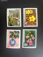 Felső-Volta virágok postatiszta 1977