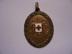 Magyar Vöröskereszt bronz díszérem 1914
