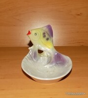 Foreign GDR Martha Budich kollekció porcelán aranyhalas ékszertartó tálka (po-1)