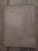 Kislakásos családi házak mintatervei, 2Fővárosi Közmunkák Tanácsa kiadásában 1941
