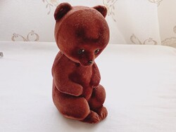 Plüss maci Orosz retro szivacs mackó 17cm No1