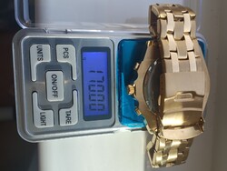 Astron új 170 gramm súlyú rozsdamentes nemesacél férfi quartz karóra