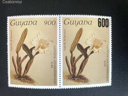 Guyana virágok postatiszta 1987