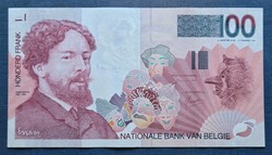 Belgium 100 Francs 1999, EF+.