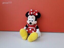 Disney Parks Minnie Mouse Miki Egér barátnője Minnie Egér plüss kabala figura 32 cm EXTRA