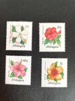 Malajzia postatiszta virágok 1984