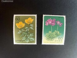 Japán virágok postatiszta 1984