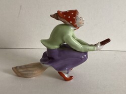 KŐBÁNYAI PORCELÁNGYÁRI ANTIK PORCELÁN BOSZORKÁNY .