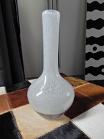 Régi német ZWIESEL kézműves üveg váza