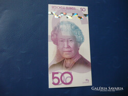 REDONDA ISLAND 50 FONT / FIFTY POUNDS 2019 II.ERZSÉBET KIRÁLYNŐ MADÁR! RITKA FANTÁZIA PAPÍRPÉNZ! UNC