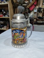 Ón fedeles üveg kupa