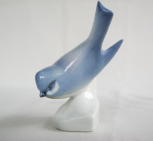 Zsolnay porcelán madár cinke cinege