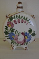 Hollóházi Riolit porcelán kulacs A287