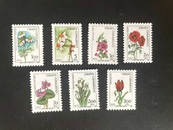 Törökország postatiszta virágok 1984