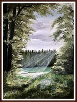 Czinóber - Ébredés ( 30 x 40, olaj )