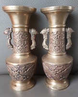 Kinai bronz vaza par – Qing-dinasztia