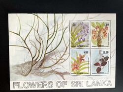 Srí Lanka postatiszta virágok 1984