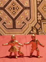 B.M.F.-ARANYOZOTT KIS GYERTYATARTÓ FIGURÁK (G21)