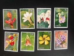 Zaire postatiszta virágok 1984