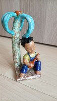Illés László Art Deco kerámia figura