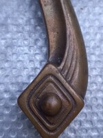 Antik kilincs, Bronz Art Noveau/Szecessziós bejárati ajtó kilincs ritkaság