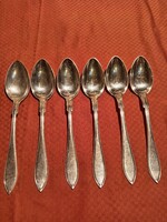 6 DB NAGYMÉRETŰ EZÜSTÖZÖTT KANÁL-PRIMA NY. SILVER (G21)