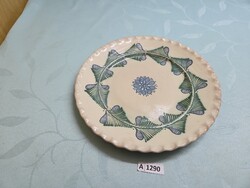 A1290 Csiszár József Tata kerámia falitál 25,5 cm