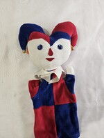 Retro bohóc kézi báb