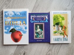 Léo Taxtil Szórakoztató Biblia,  A kártya titka,  Erős Asszonyok gyönge férfiak. 3 db os könyvcsomag