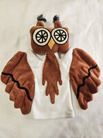 Retro bagoly kézi báb