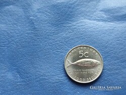 NAMÍBIA 5 CENT 2000 HAL! FAO! UNC!