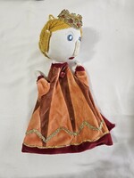 Retro királyné kézi báb