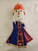 Retro királyfi kézi báb