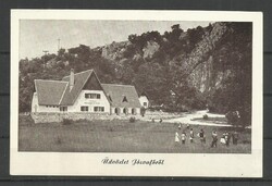 Képeslap - Aggtelek - Jósvafő - Barlang szálló látkép,részlet, 1950