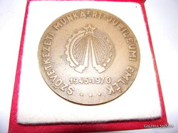 Szövetkezeti munkáért jubileumi emlék 1945-1970